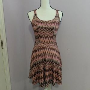 Multi color woven look summer dress Sz. small